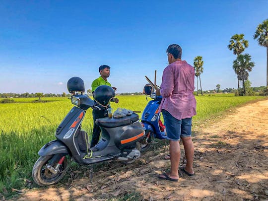 Tour de aventura por el campo de Siem Reap en Vespa