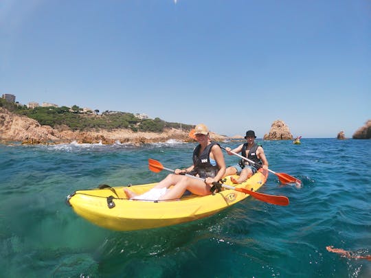 Costa Brava kayak and snorkel day-trip from Barcelona