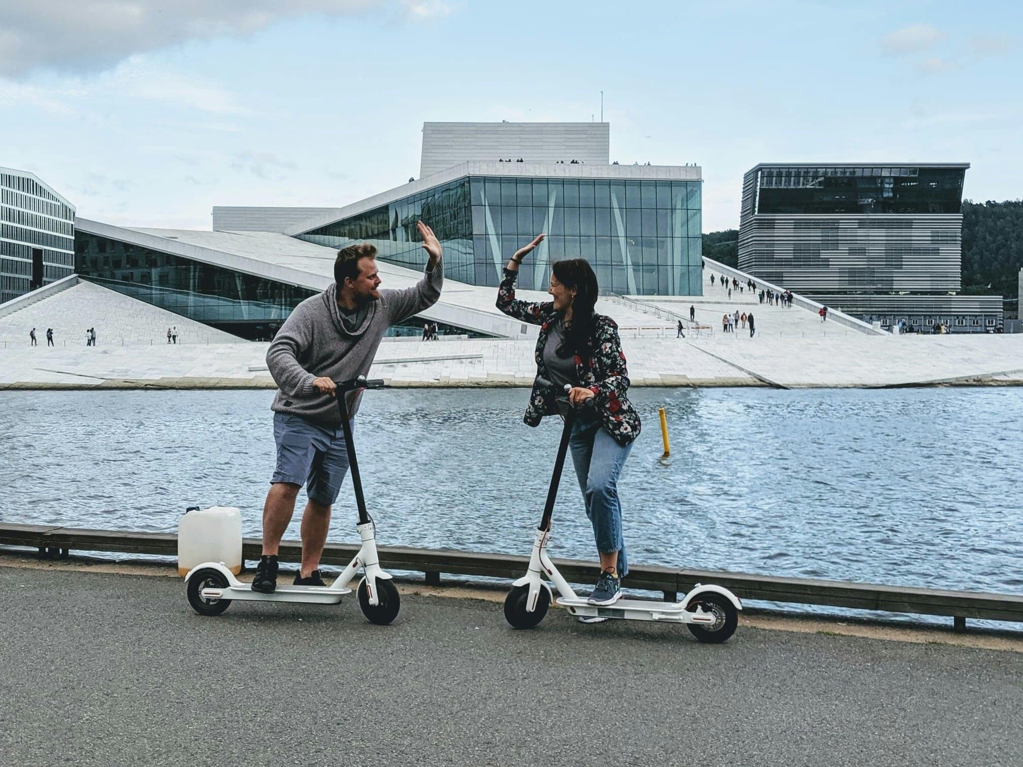 E-Scooter-Stadtrundfahrt in Oslo