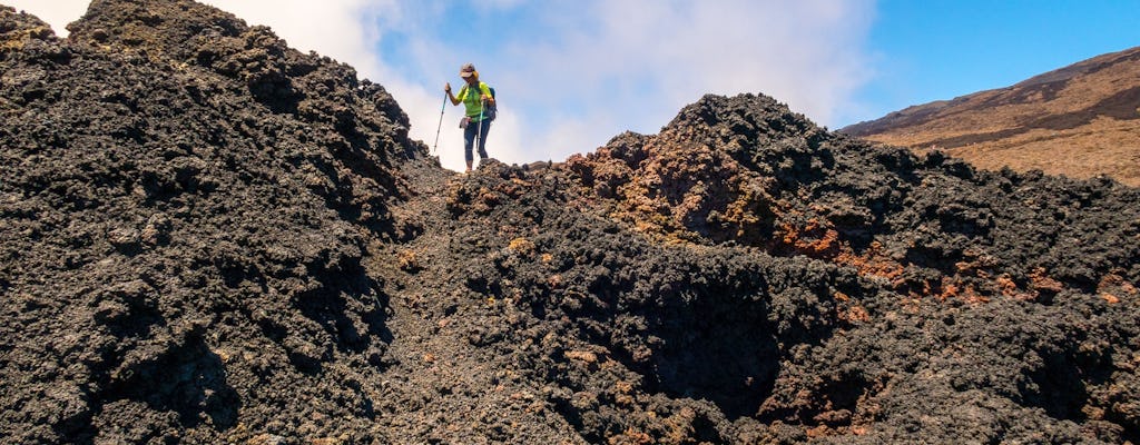 Wycieczka piesza poza szlakiem na wulkan na wyspie Reunion