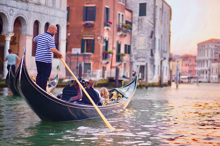 Private guided gondola ride on Venice's Grand Canal