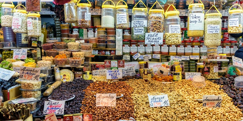 Tour del mercato e dello street food di Malaga