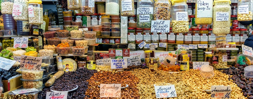 Mercado de Málaga e passeio de comida de rua