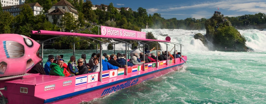 30-minute Rhine Falls boat tour with audio guide