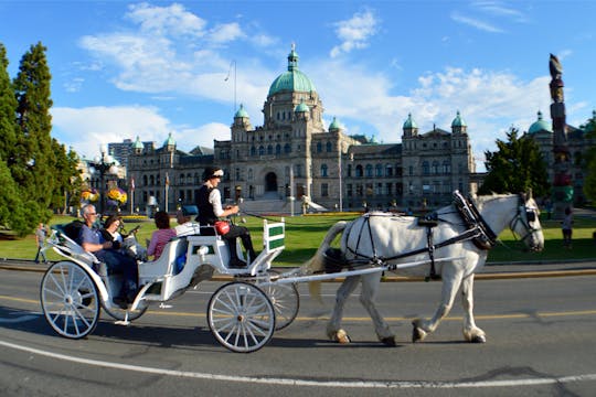 Excursão de carruagem pela capital de Victoria