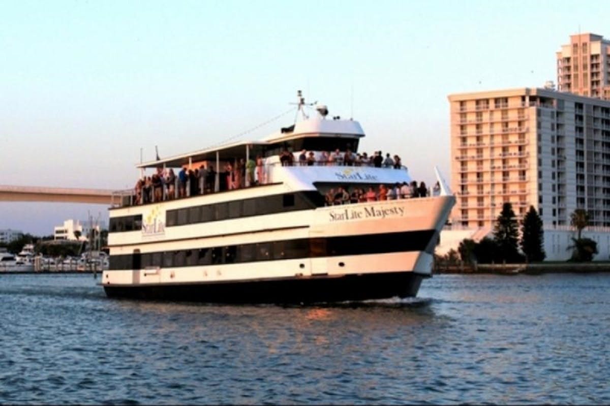 Day or evening cruise of Clearwater on the StarLite Majesty Musement
