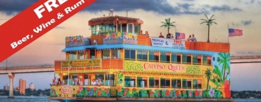 Clearwater Beach cruise with buffet on the Calypso Queen