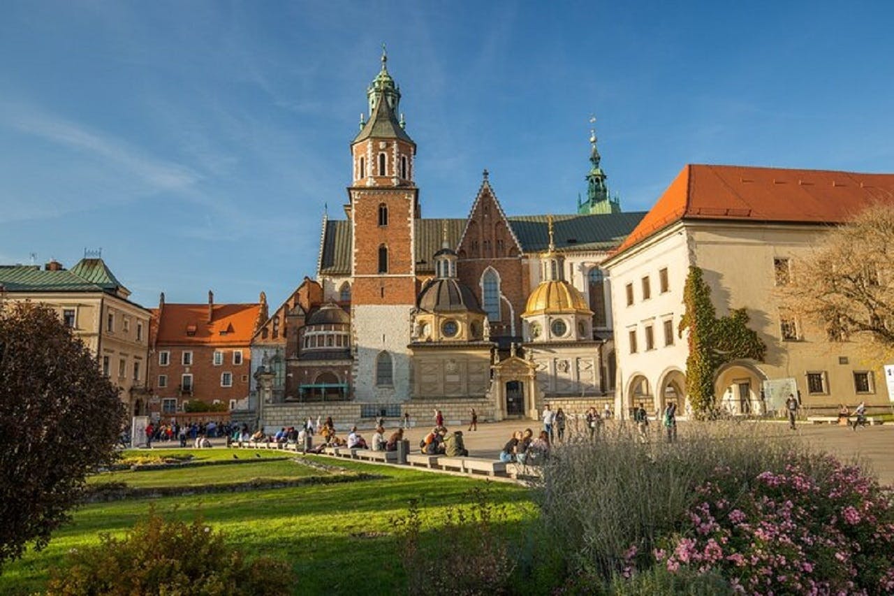Krakau Wawel-kasteel en rondleiding door de kathedraal