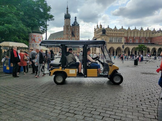 Krakau Old Town, Joodse Kazimierz en Ghetto-tour per elektrische golfkar