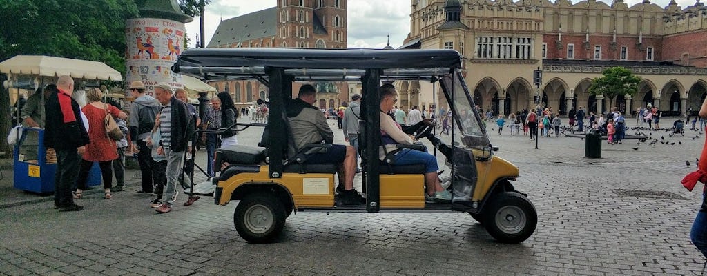 Krakau Old Town, Joodse Kazimierz en Ghetto-tour per elektrische golfkar