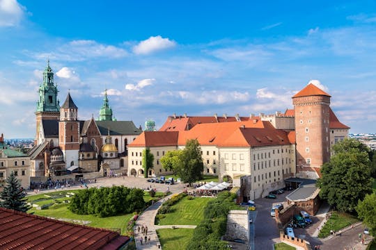 Visite guidée du château du Wawel, de la cathédrale et de la mine de sel de Wieliczka avec déjeuner