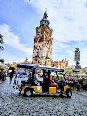 Visita della città vecchia di Cracovia con il golf cart e visita guidata del Castello di Wawel
