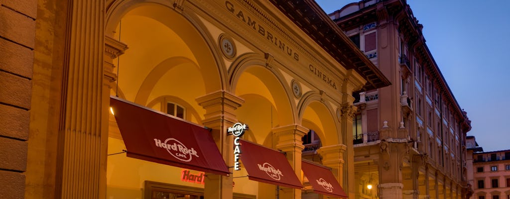 Posti a sedere prioritari all'Hard Rock Cafe Firenze durante i pasti