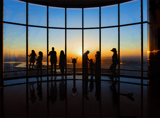 Bilhete combinado para Burj Khalifa e Sky Views