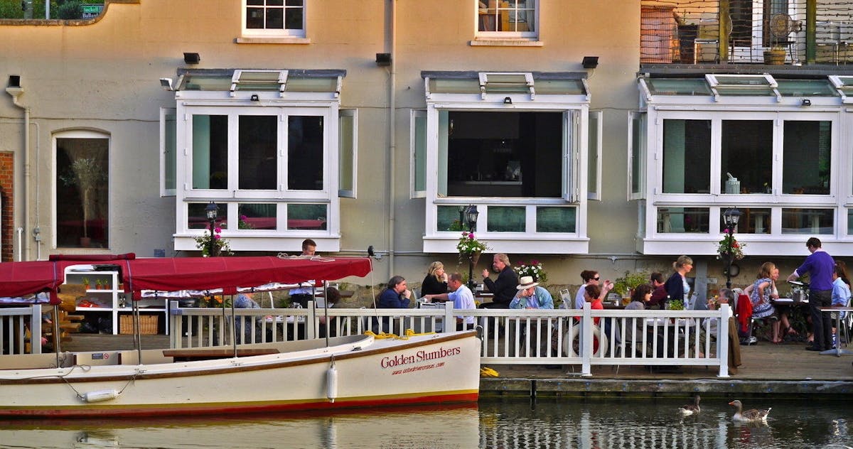 Oxford cruise en diner in The Folly Restaurant