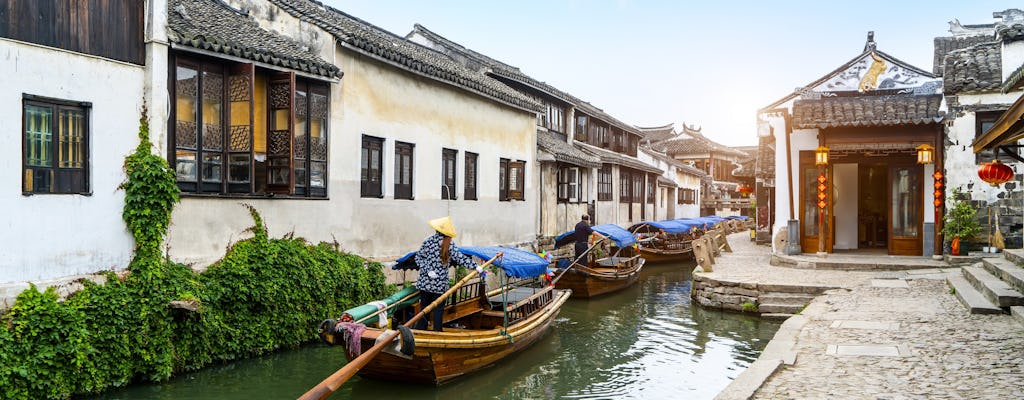 Privatausflug nach Suzhou Garden and Water Town mit Hotel- oder Bahnhofstransfer