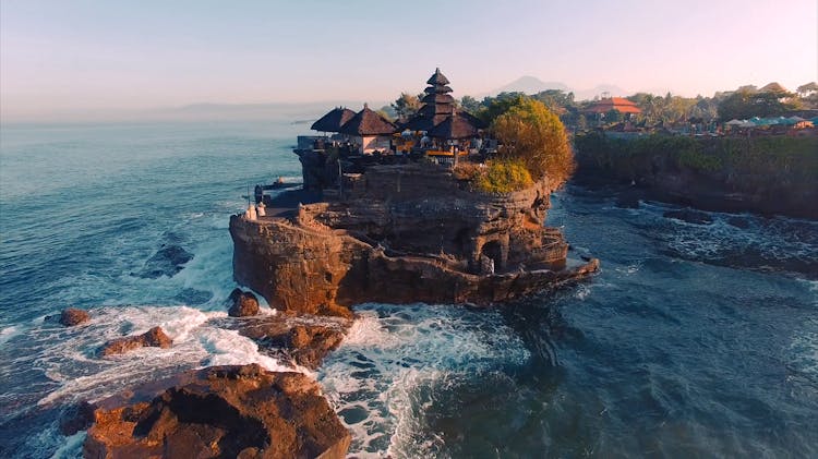 Sunset at Tanah Lot Temple and Spa Tour