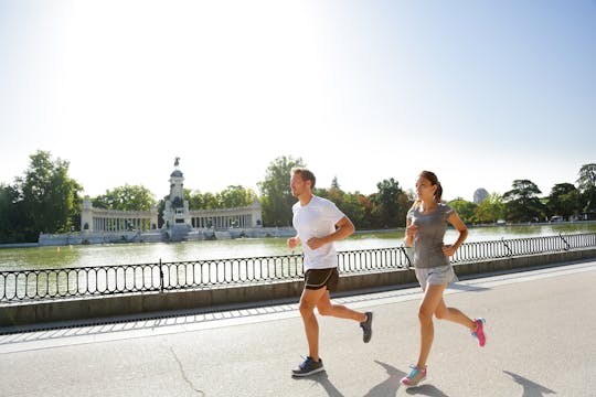 Private running tour of Madrid