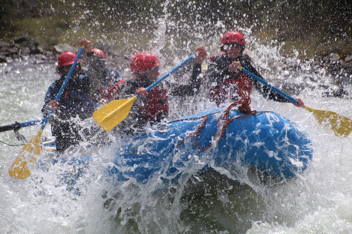 Sunwapta rivierraftingavontuur met vervoer