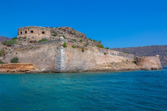 Tour dell'isola di Spinalonga dal sud di Creta