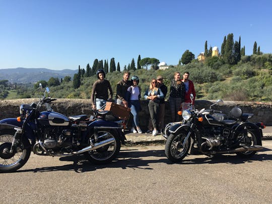 Visite de Florence en side-car au coucher du soleil avec apéritif