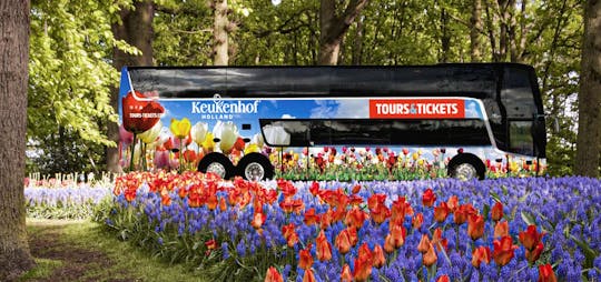 Billet coupe-file pour Keukenhof avec transport au départ d'Amsterdam