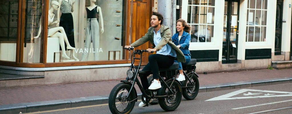 1 giorno di noleggio di biciclette elettriche con pneumatici grassi ad Amsterdam