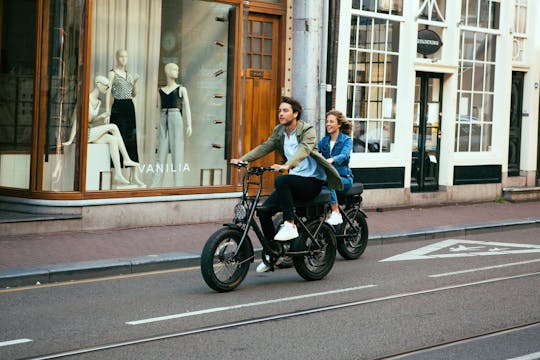 1 dia de aluguel de bicicleta de pneu gordo em Amsterdã