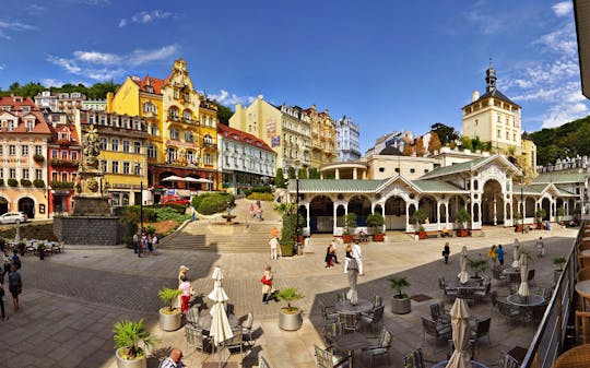 Karlovy Vary Tour from Prague with Watchtower and Funicular