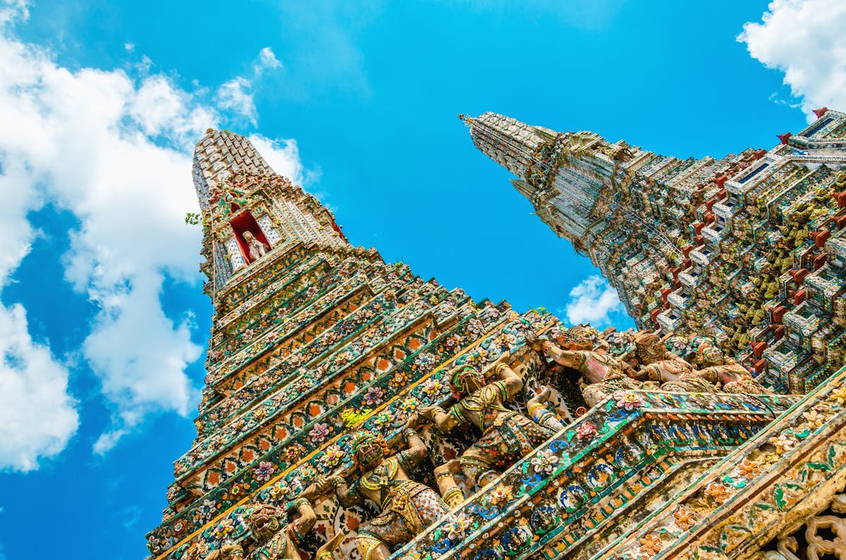 Bangkok Wat Arun Tempel vanaf de Dageraad self-guided wandeltour