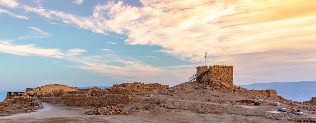Recorrido audioguiado a pie por la fortaleza de Masada en Israel