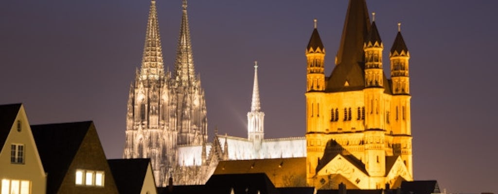 Tour del guardiano notturno con la torcia attraverso Colonia