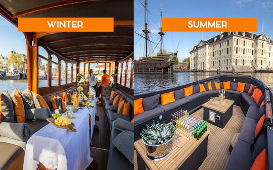 Luxury canal cruise from the Anne Frank House