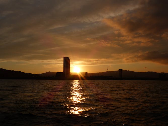 Full moon sailing excursion from Barcelona