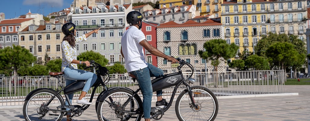 Sur les collines en vélo électrique à Lisbonne