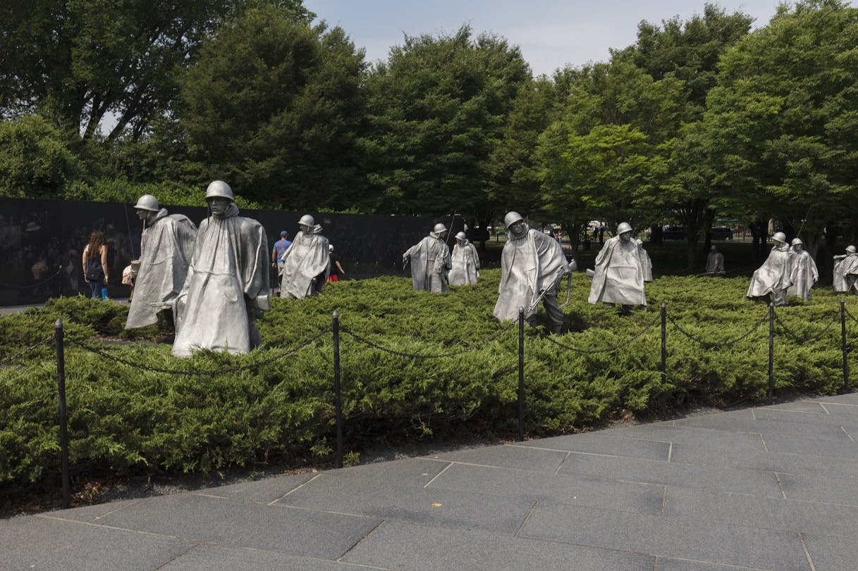 Washington D.C day tour from New York City Korean War Veterans Memorial