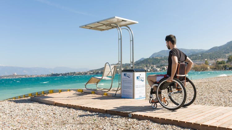 Barrier-free beach experience at Athens Riviera