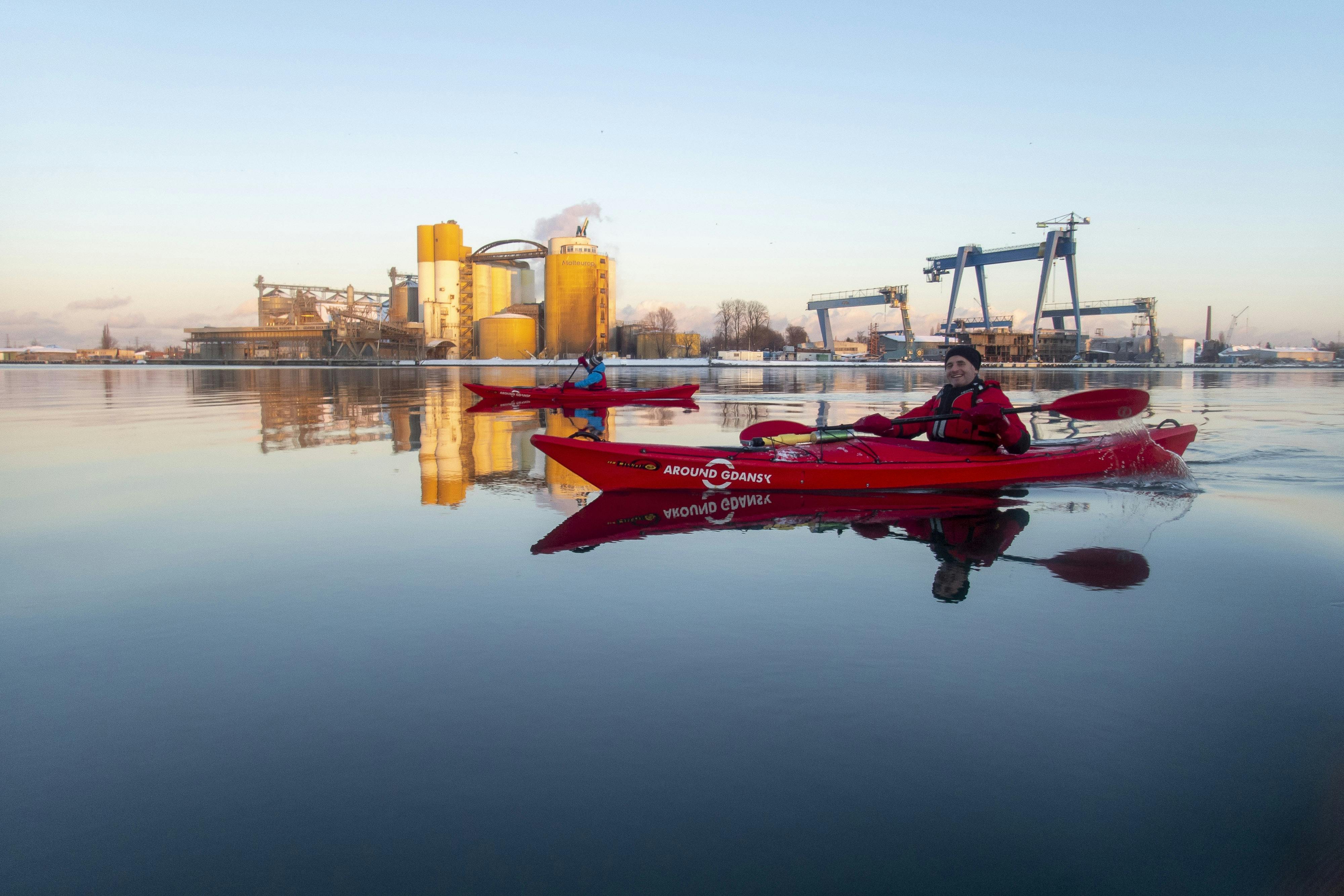 Winter Kayak Tour in Gdansk