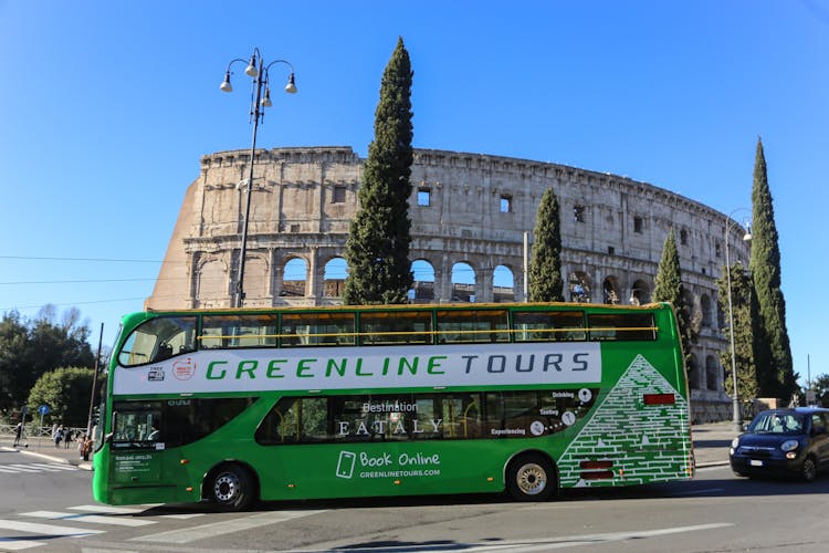 48-hour hop-on hop-off bus tour with stop at Eataly Rome