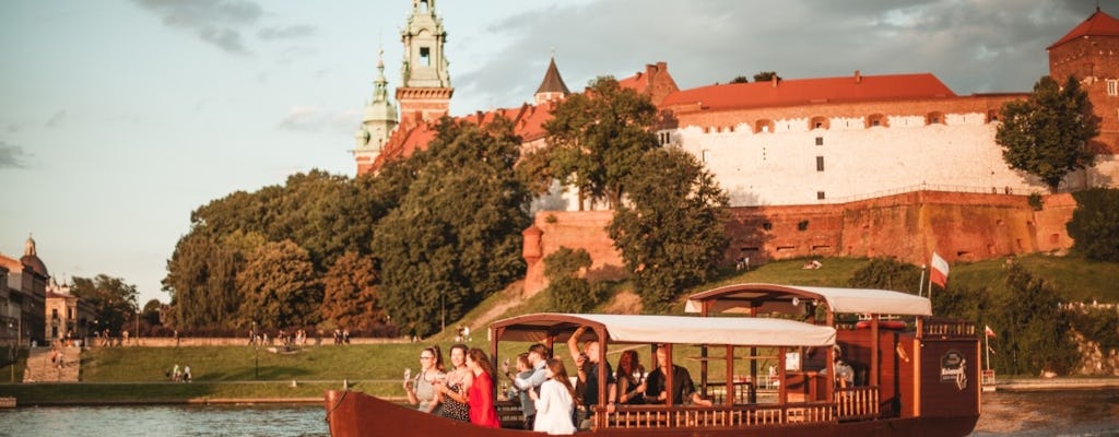 Krakau 1 uur traditionele gondel sightseeing Vistula riviercruise