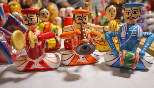 Tour del laboratorio di artigianato del legno a Bengaluru