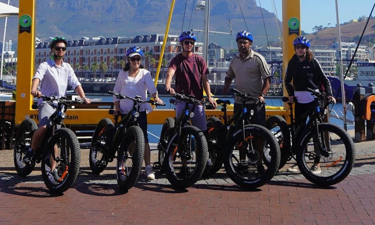 Passeio de bicicleta elétrica pela Cidade do Cabo com guia local