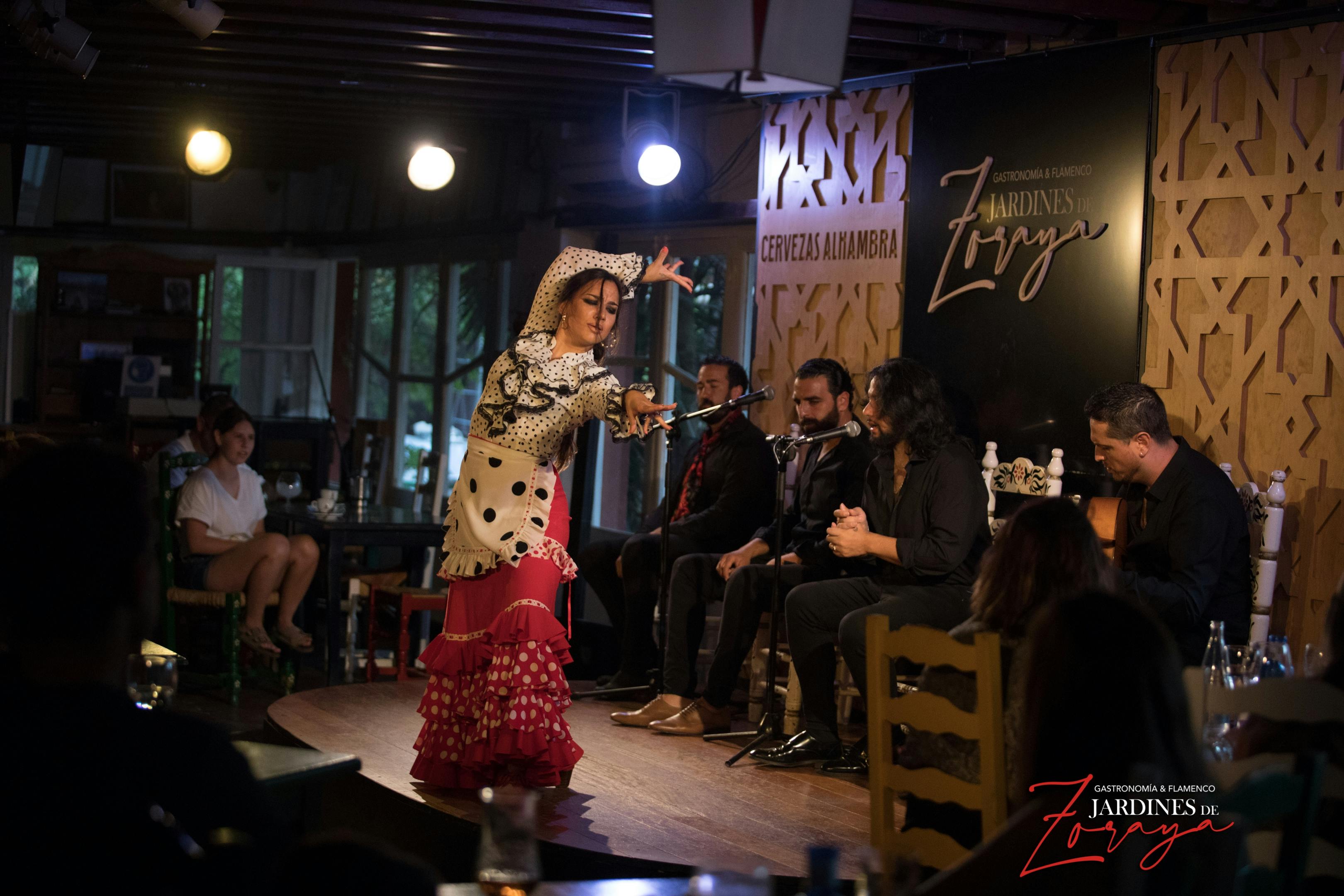 Billets pour le spectacle de flamenco aux Jardines de Zoraya