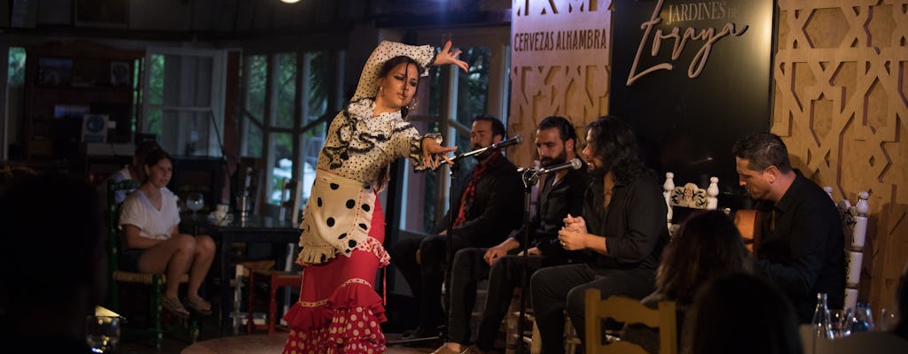 Tickets voor flamencoshow in Tablao Flamenco Jardines de Zoraya