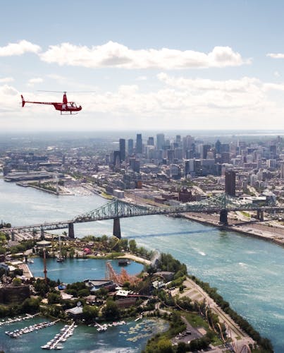 Montreal helicopter tour