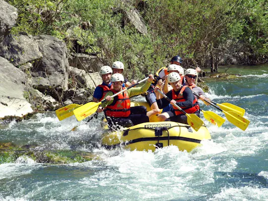 Rafting auf dem Fluss Cetina