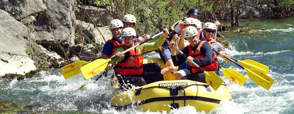 Rafting på Cetina-elven