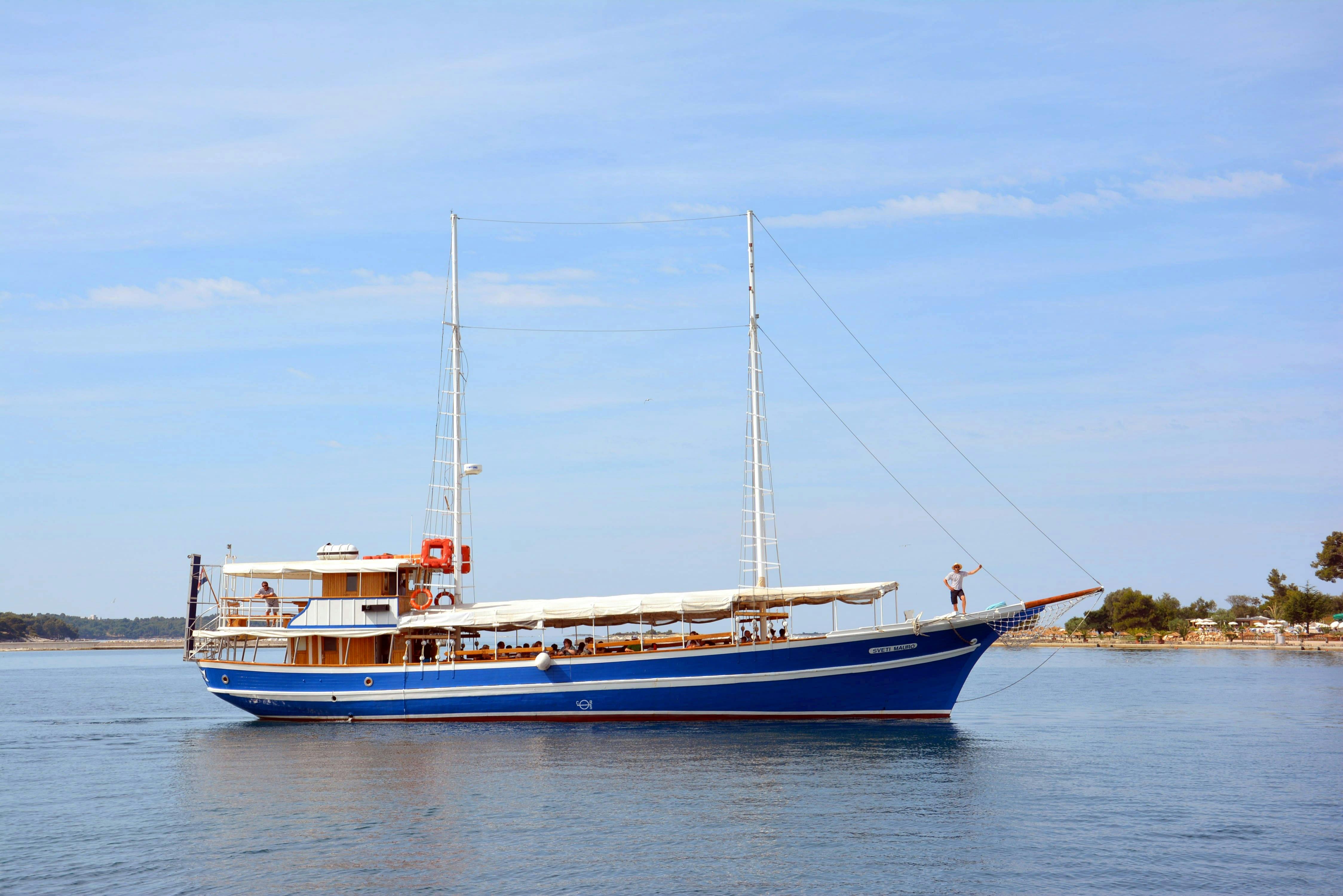 Istrian Coast Boat Cruise with BBQ from Poreč