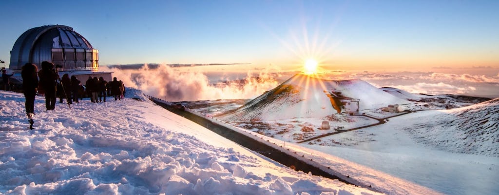 Recorrido por la cumbre de Mauna Kea al atardecer con fotos astronómicas