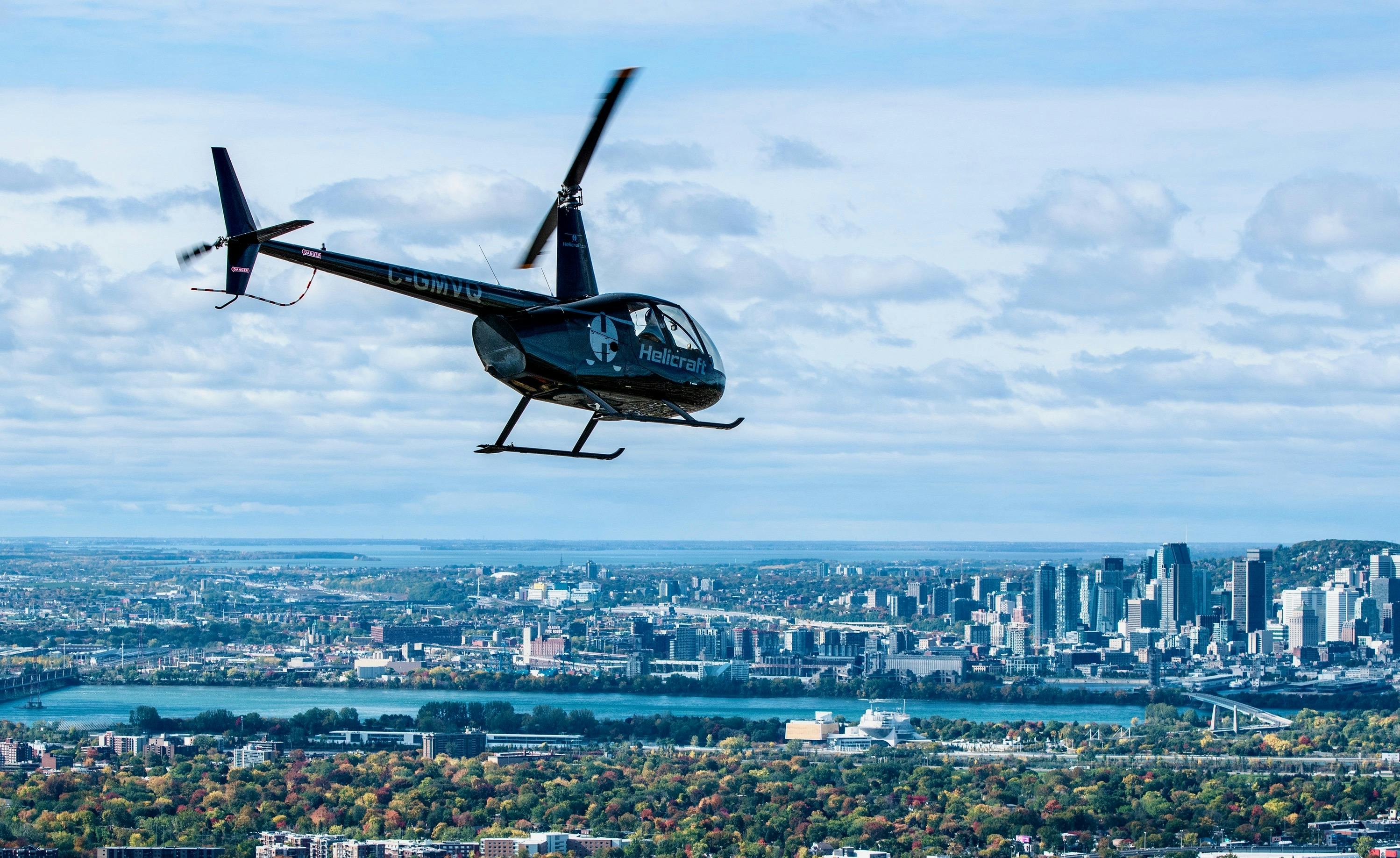 Recorrido en helicóptero por el circuito de Montreal Saint-Laurent